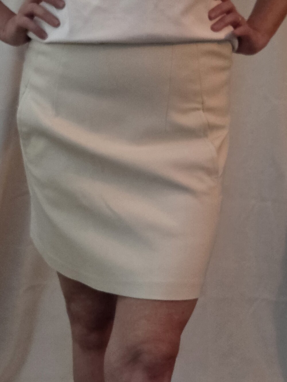 Classic Cream Women's Mini Skirt